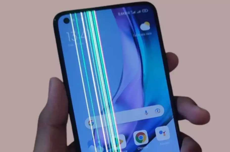 cara mengatasi lcd bergaris