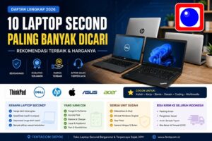 10 Laptop Second Paling Banyak Dicari 2026